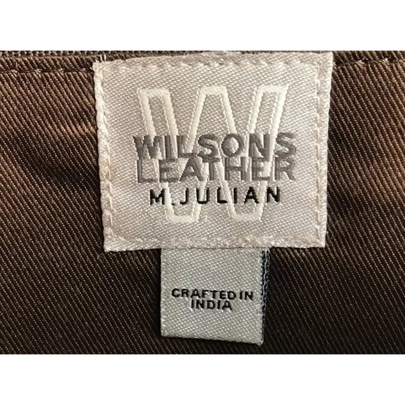 Wilsons Leather‎ Unisex Brown M. Julian Crossbody Strap Bag - Picture 8 of 8